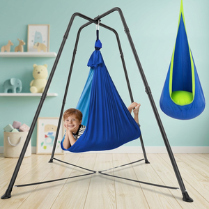Chaise suspendue pour enfants de 3 ans, en plastique, équipement de terrain de jeu intérieur, toboggan pour bébé, pour utilisation en parc d'attractions commercial, 100-500 kg - Product Image 4