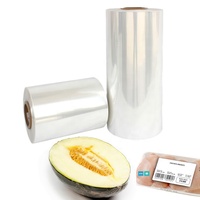 Hoge Prestaties Polyolefine (Pof) Krimpfolie Voor Groenten En Fruit Anti-Fog Film Verpakking Aangepaste Perforatie Plastic Folie