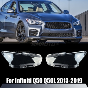 Coque de protection transparente pour phare avant de voiture Infiniti Q50 Q50L 2013-2019 - Product Image 1