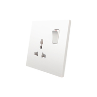 Enchufe de Pared A9 de 5 Pines con Clasificación IP66, 220-250V, Puerto USB, 15A, Conexión a Tierra Estándar, Material Ignífugo para PC, Uso Residencial, Sudáfrica