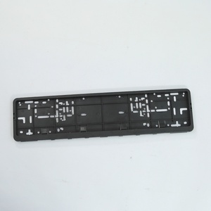 Cadre de plaque d'immatriculation européenne en plastique personnalisé, impression de <span class=keywords><strong>logo</strong></span>, <span class=keywords><strong>logo</strong></span> 3D, support de plaque d'immatriculation, couverture de plaque d'immatriculation, cadre de plaque d'immatriculation de voiture - Product Image 1