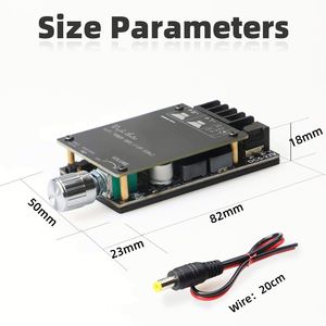 Mini Class D amp Module DIY loa không dây Board tuyến tính Bộ khuếch đại và comparators (ZK-502L) - Product Image 3