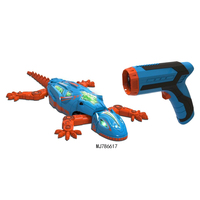 Gecko télécommandé qui grimpe aux murs, jouet infrarouge qui suit la lumière, avec rotation à 360 degrés et mouvements flexibles