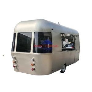 Remorques de restauration pour kebab et barbecue, cuisine mobile entièrement équipée, voiture de restauration, frites, hamburgers, pizzas, camion de restauration avec friteuse - Product Image 1