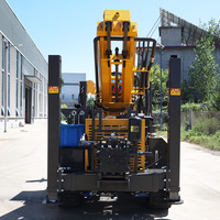 Foreuse agricole diesel pneumatique pour puits d'eau, machine de forage de puits de 200 m pour terres agricoles