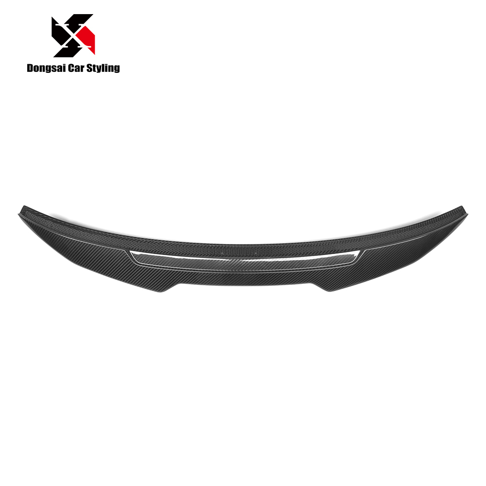 Alerón De Tronco De Fibra De Carbono Real Para Audi A4 B8.5 2013-2016 Base Sedán Labial Tronco Spoiler De Ala Trasera HighKick Body Kits De Salida De Fábrica (no Apto Para Modelo