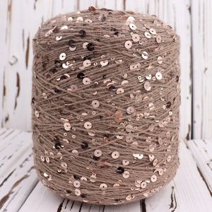 Chaude 60% Angora lapin cheveux vison fil 3MM + 6MM paillettes <span class=keywords><strong>1KG</strong></span> pour tricot à la main couture tissage broderie recyclé caractéristiques - Product Image 6