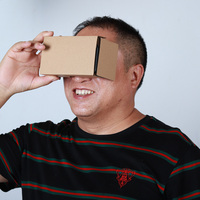 Lunettes VR en carton 3D VR avec boîte de réalité virtuelle personnalisée avec logo casque VR pour Smartphone Android et IOS