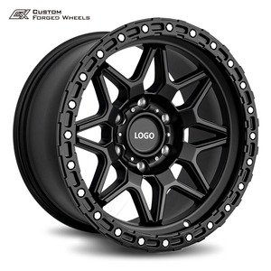 Cerchi in Lega di Alluminio Personalizzati 16-24 Pollici Nero Lucido Monoblocco Concavi Profondi in Alluminio Aerospaziale per Toyota Chevrolet - Product Image 1