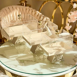 Jusee 2026 Nouvelle Boîte à Bonbons Métallique de <span class=keywords><strong>Ramadan</strong></span> Décoration en Acrylique Aïd Moubarak Boîte de Rangement Alimentaire Décoration de <span class=keywords><strong>Ramadan</strong></span> - Product Image 4