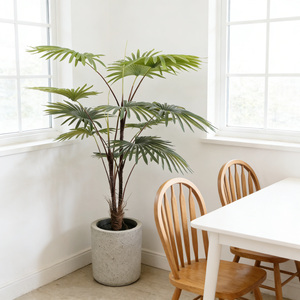 Palmier Kwai Artificiel Réaliste de 90 cm, en Plastique Écologique et Durable, pour Aménagement Paysager et Décoration Intérieure, Aspect Naturel, Faux Palmier - Product Image 1