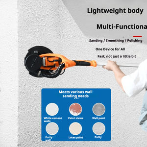 Lijadora Eléctrica de Disco para Masilla de Pared, 220V, <span class=keywords><strong>Industrial</strong></span>, para Bricolaje, con Velocidad Variable, Mango Plegable <span class=keywords><strong>Grande</strong></span> y Luz - Product Image 5