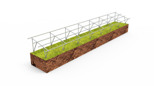 Système de montage au sol solaire CHIKO adapté avec supports en acier galvanisé à chaud 1000V/1500V pour une installation optimale - Product Image 5