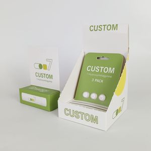 Boîte d'affichage de tablette en mylar 7-OH 30MG 1CT avec impression personnalisée, 30 pièces, carte en papier blister pour 7-OH, 30 sachets d'échantillon de tablette - Product Image 6