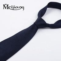 Cravate Classique Unie en Polyester, Personnalisable avec Étiquette Privée, Accessoire de Costume, Cravate en Microfibre Tissée à Carreaux pour Homme