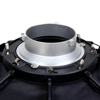 Bern's Mount Cob Light Octogonal Softbox 90/ 120cm Video Studio Softbox Kit d'éclairage Accessoires de photographie