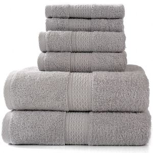 Ensemble de serviettes de toilette absorbantes à séchage rapide 100% coton pour la maison et l'hôtel - Product Image 4
