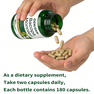 Complément alimentaire en capsules de Bacopa <span class=keywords><strong>Monnier</strong></span> OEM/ODM, améliore la mémoire et la concentration, capsules de nutrition cérébrale, complément alimentaire - Product Image 3