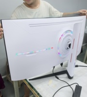 Le blanc 24 pouces LED surveille le moniteur de jeu de l'ordinateur 165 hz de PC de bureau de TFT LED