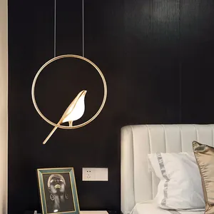 Italian Postmodern Designer Bird Lamp LED Chandelier Lighting Hanging <strong>Light</strong> Fixture for Living Room &amp; <strong>Kitchen</strong> - Product Image 1