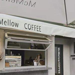 Fenêtre coulissante multi-positions en aluminium sans vérin hydraulique, pliable haut-bas, pour stand de restauration rapide, café, bar - Product Image 1