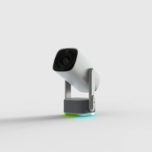 Proyector Inteligente Original <span class=keywords><strong>de</strong></span> Fábrica, Mini Portátil, con Batería Integrada, Keystone Automático, 720P, 4K, Android 11, WiFi 6, BT 5.2, Luz Mágica RGB - Product Image 1