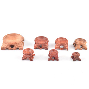 水晶球展示架批发20-65毫米圆木底座家居装饰 - Product Image 2