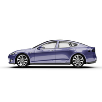 KING MARTIN Film de protection de peinture sans DMF, autocollants de carrosserie automobile, adapté aux voitures, couleur violet romarin, TPU, PPF