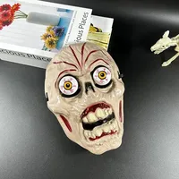 Effrayant Clown masque complet pour Halloween horreur Cosplay accessoire matière plastique pour maison hantée évasion jeu masques de fête