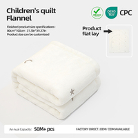 Couverture Bébé en Flanelle Personnalisée en Gros, Douce et Hypoallergénique, Couette Polaire pour Sieste, Chaude Toutes Saisons, Literie de Crèche, Idéale pour l'emmaillotage