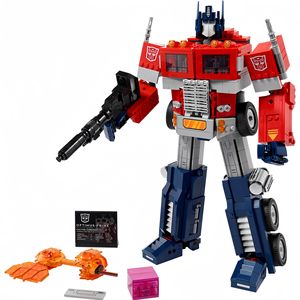 Jouet de construction DIY en blocs de plastique transformable en voiture, <span class=keywords><strong>robot</strong></span> et mecha, compatible transfrontalier - Product Image 5