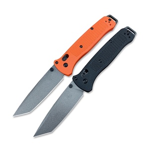 Cuchillo Plegable BM-Bailout 537 EDC con Hoja de Acero CPM-3V, Herramienta de Rescate para Camping, OEM, DIY - Product Image 1