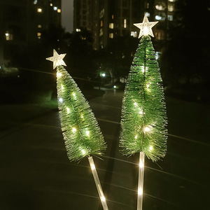 Panneau solaire LED flocon de <span class=keywords><strong>neige</strong></span> Candy Cane Stake Light IP66 Garden Pathway Park Lawn Landscape Decor for Holiday Party Christmas Snow - Product Image 3