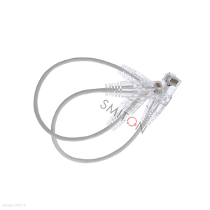 Câbles de raccordement OEM Ultra Slim UTP CAT6A Câble réseau non blindé 28AWG <span class=keywords><strong>10Gb</strong></span> PVC LSZH Ethernet Transparent Boot <span class=keywords><strong>RJ45</strong></span> Patch Cord 1m - Product Image 5