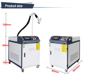 Máquina Láser Portátil para Eliminar Óxido, Máquina de Limpieza Láser para Muebles de Madera, Puertas, Estatuas, Barcos, Moldes de Metal - Product Image 2