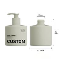 Bouteille vide en plastique PE de 300 ml avec pompe pour lotion, gel douche et shampoing, couleur personnalisée, prix usine