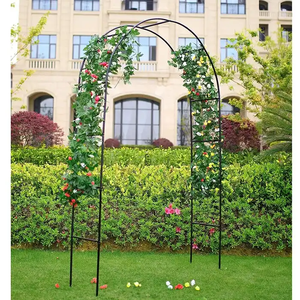 Wholesale <strong>Metal</strong> Outdoor Garden <strong>Arch</strong> Display Cabinet Urban Outfitters Wedding Garden <strong>Arch</strong> <strong>with</strong> <strong>Gate</strong> - Product Image 4