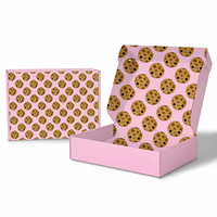 Boîte d'emballage de biscuits pliable de luxe personnalisée avec fermeture magnétique, boîte cadeau