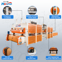 Utilisé pour la ligne de production de convoyage automatique de la machine à double presse à chaud pour les matériaux composites en fibres de chanvre