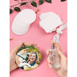 60 miếng thăng hoa làm mát không khí tấm tự làm tự động thơm trống cảm thấy xe thơm PP vải không dệt nhuộm phong cách - Product Image 5