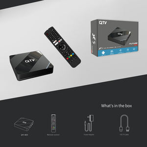 2023 <span class=keywords><strong>QTV</strong></span> X5 Smart TV BOX Android 10.0 4K 2GB 8GB 5G double Wifi Xtreaming <span class=keywords><strong>QTV</strong></span> Crystal Trex Cobra Streamer décodeur - Product Image 3