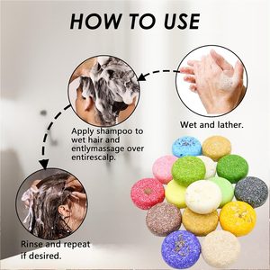 Natural Solid Shampoo Bar Damaged Hair With Plant Essence Oil Helps Stop Loss and Promotes Healthy Growth Travel Size Olive Oil - Product Image 5