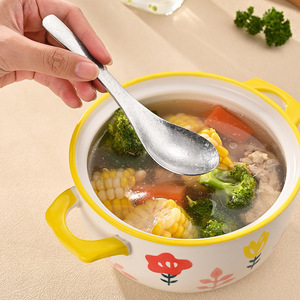 Cuillère en titane pur colorée en forme de fleur de glace, légère et réutilisable, pour le camping, les voyages, les hôtels, les restaurants, OEM - Product Image 6