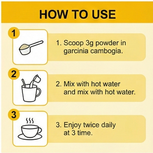 Tè in Polvere con Estratto di Garcinia Cambogia 85% HCA, Tè Detox Dimagrante, Energizzante e Soppressore dell'Appetito - Product Image 4