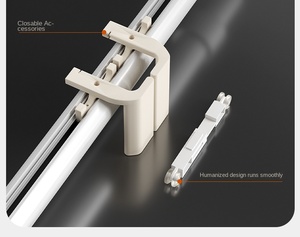 Smart Home Electric <strong>Curtain</strong> Roman Pole with Automatic Opening Closing <strong>Motor</strong> Modern Design PC Material - Product Image 6