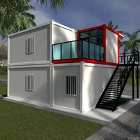 Maison de conteneur personnalisée en acier à panneau sandwich de nouvelle génération, cadre de conteneur à construction rapide, fourgon de conteneur