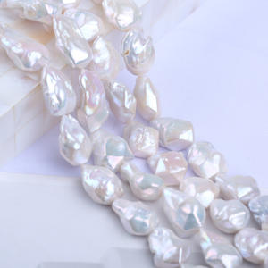 Nuevo Producto de Zhuji, Perlas Sueltas de Agua Dulce Naturales de 15-20 mm, Partículas de Diamante y Perlas Barrocas Irregulares de Colores - Product Image 4