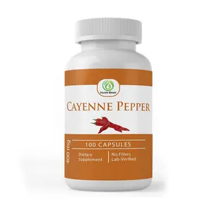 Ingredients Cayenne Pepper Capsules Always Pure No Additives Or Fillers