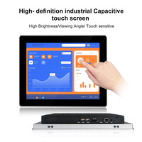 Écran tactile capacitif industriel de 17 pouces, écran LCD sans ventilateur, étanche IP65, moniteur tactile intégré
