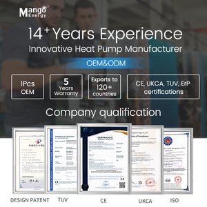 סין חם למכור r290 erpa ++ dc inverter הכל משאבת חום אחת Wifi מים חמים hatump 8kw 10kw 12kw 12kw חימום קירור מים חמים - Product Image 6